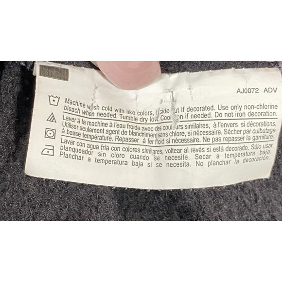 Champion Authentic Arthleticwear Size Medium Black Crewneck Pullover Sweatshirt - Picture 6 of 11